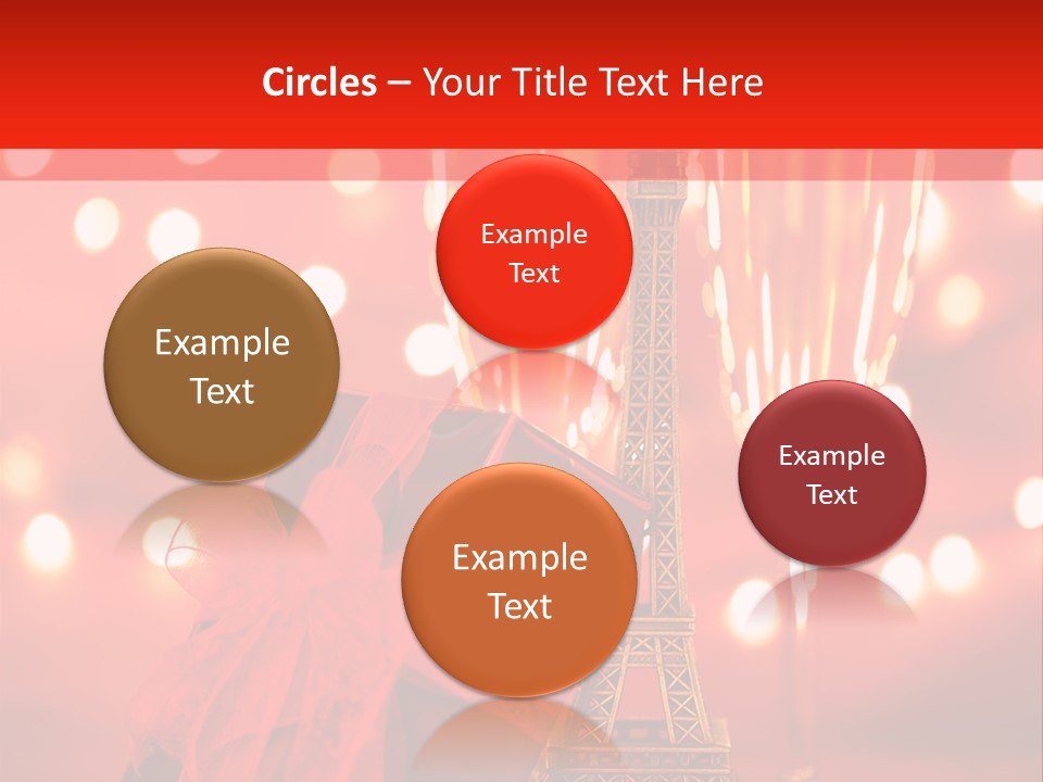 Valentines Romance Eiffel PowerPoint Template