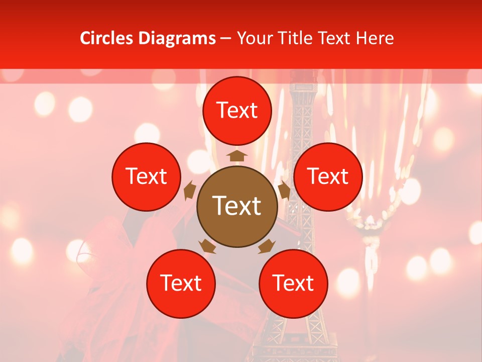 Valentines Romance Eiffel PowerPoint Template