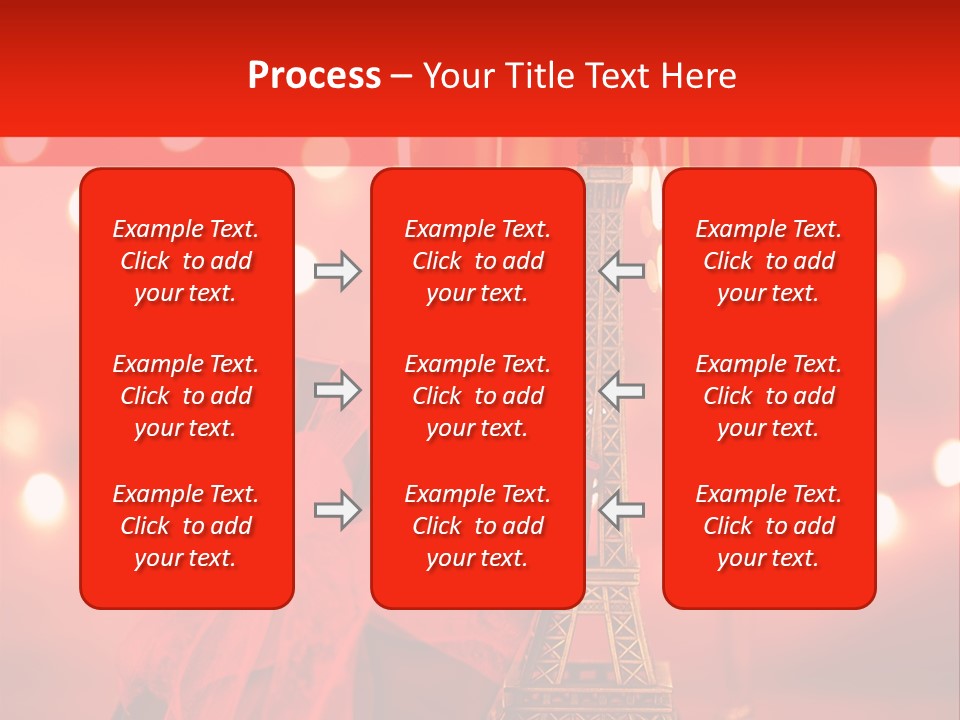 Valentines Romance Eiffel PowerPoint Template