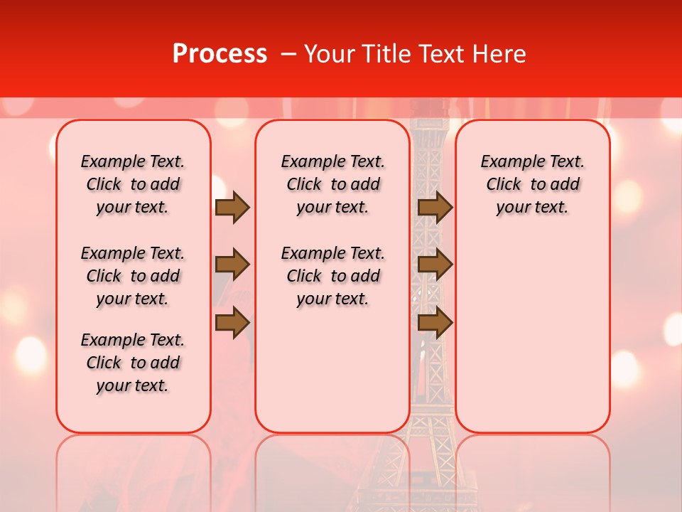 Valentines Romance Eiffel PowerPoint Template