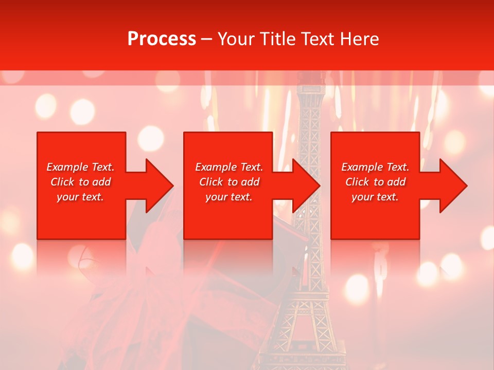 Valentines Romance Eiffel PowerPoint Template
