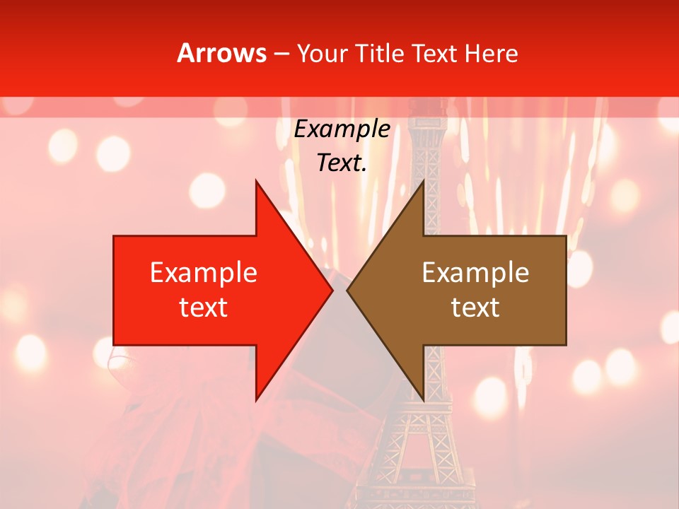 Valentines Romance Eiffel PowerPoint Template