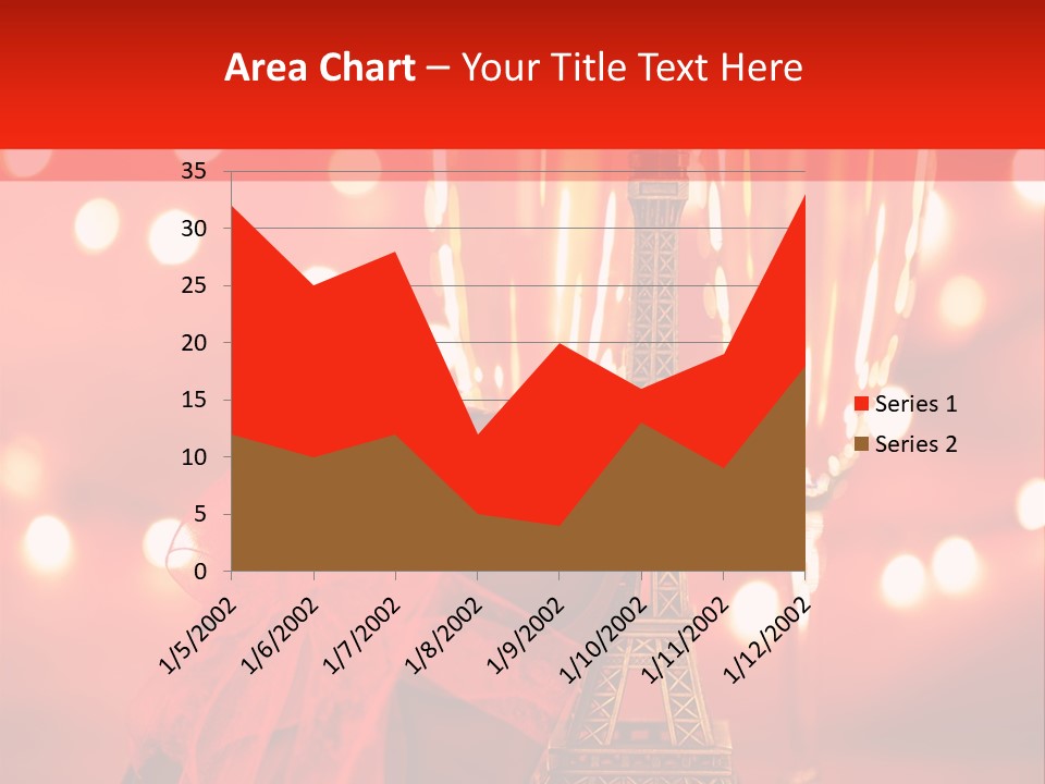 Valentines Romance Eiffel PowerPoint Template