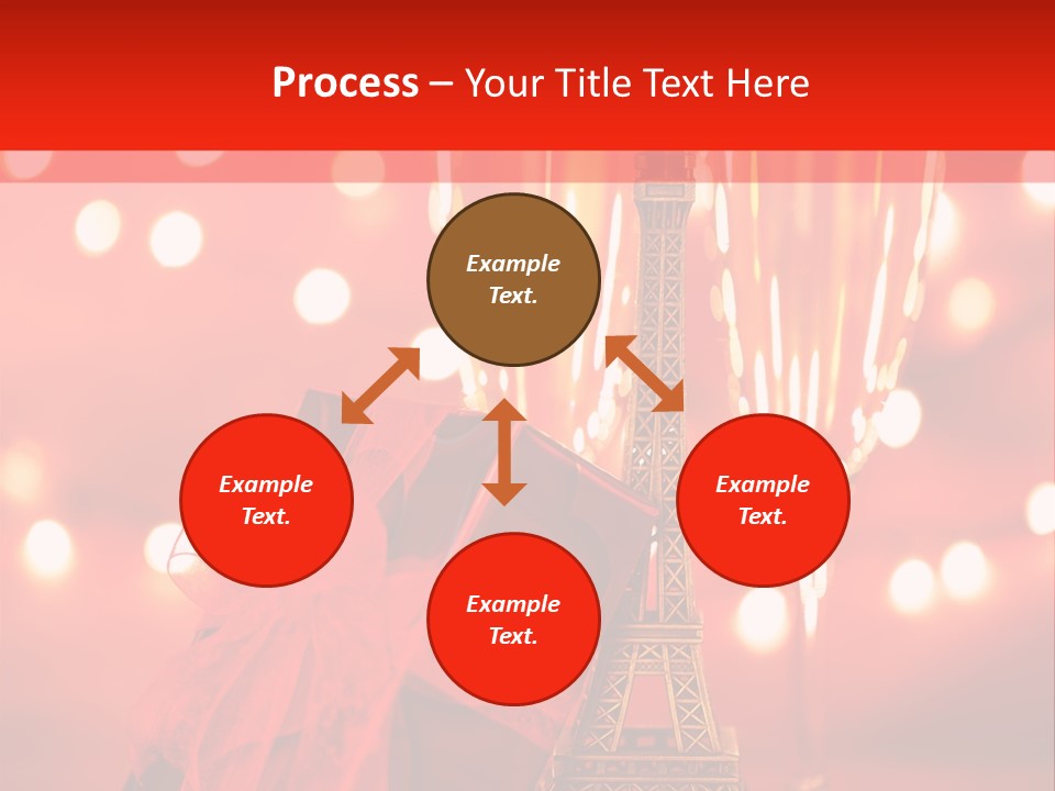 Valentines Romance Eiffel PowerPoint Template