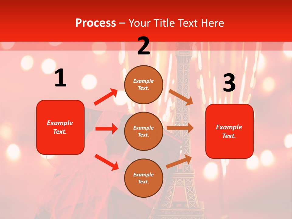 Valentines Romance Eiffel PowerPoint Template