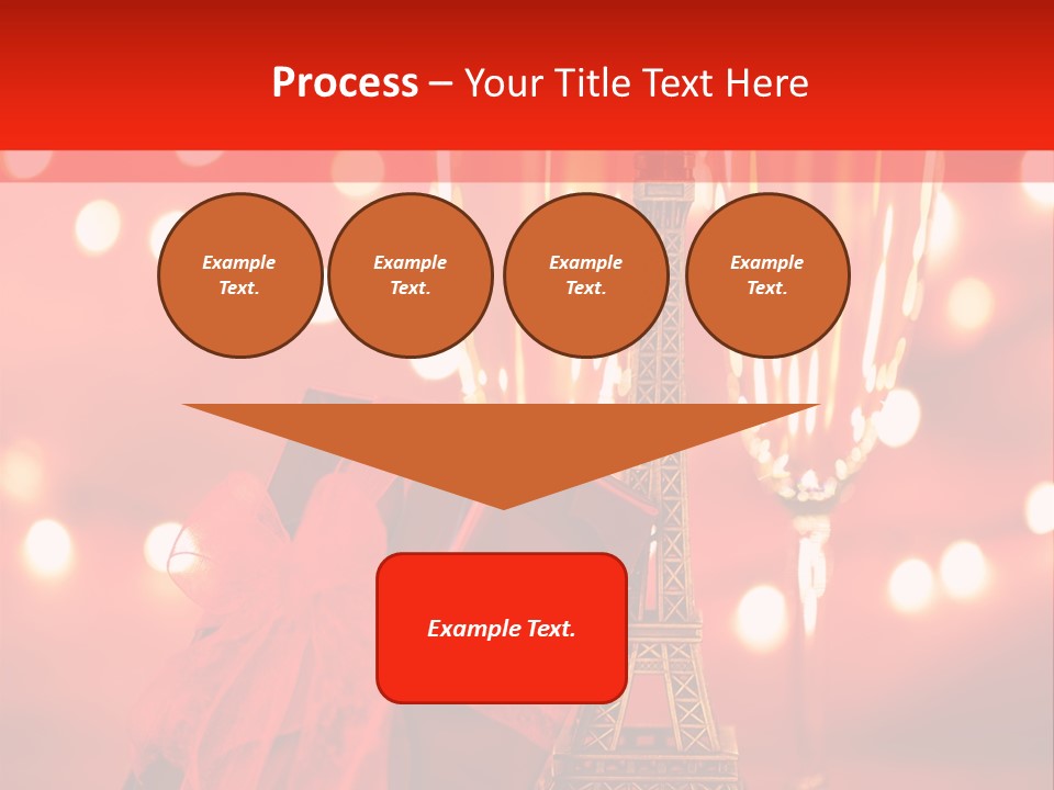 Valentines Romance Eiffel PowerPoint Template