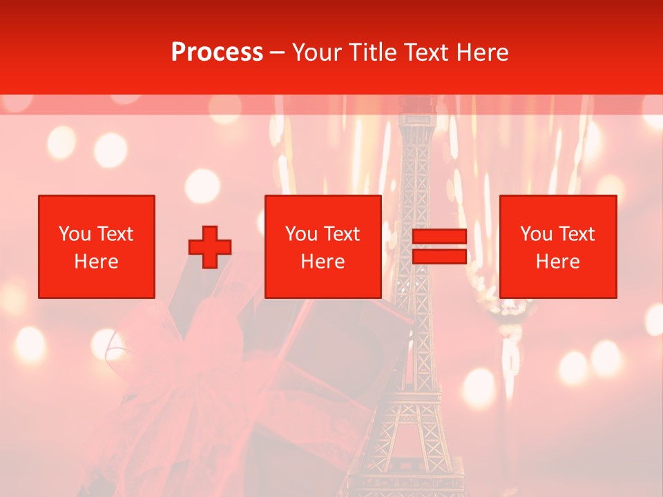 Valentines Romance Eiffel PowerPoint Template