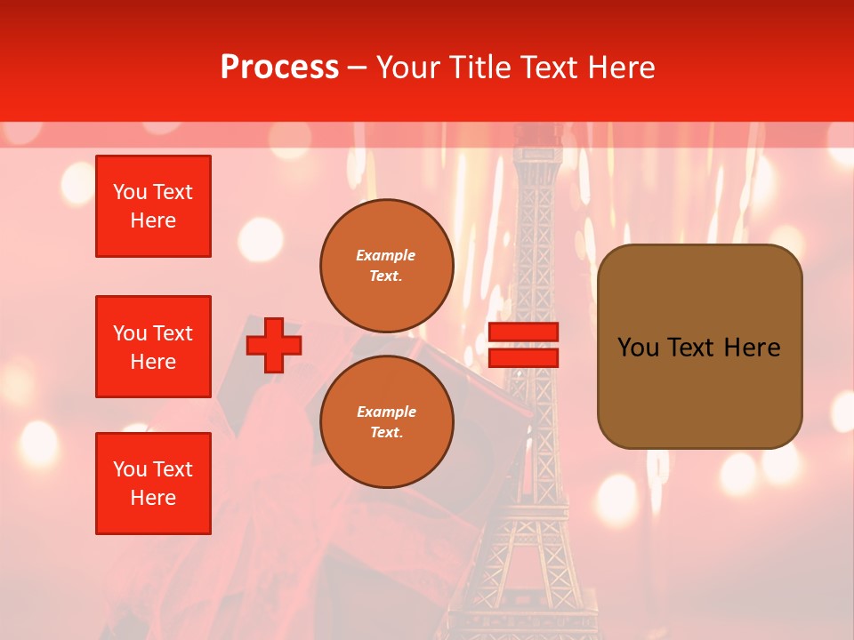 Valentines Romance Eiffel PowerPoint Template