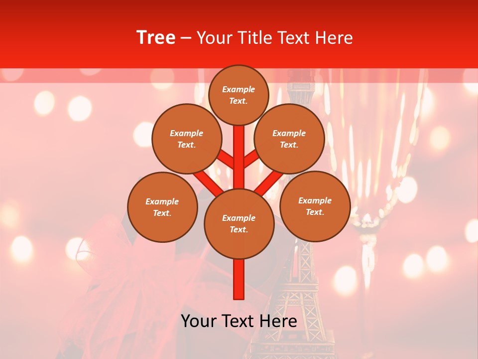 Valentines Romance Eiffel PowerPoint Template
