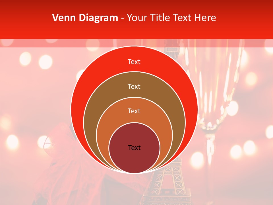 Valentines Romance Eiffel PowerPoint Template