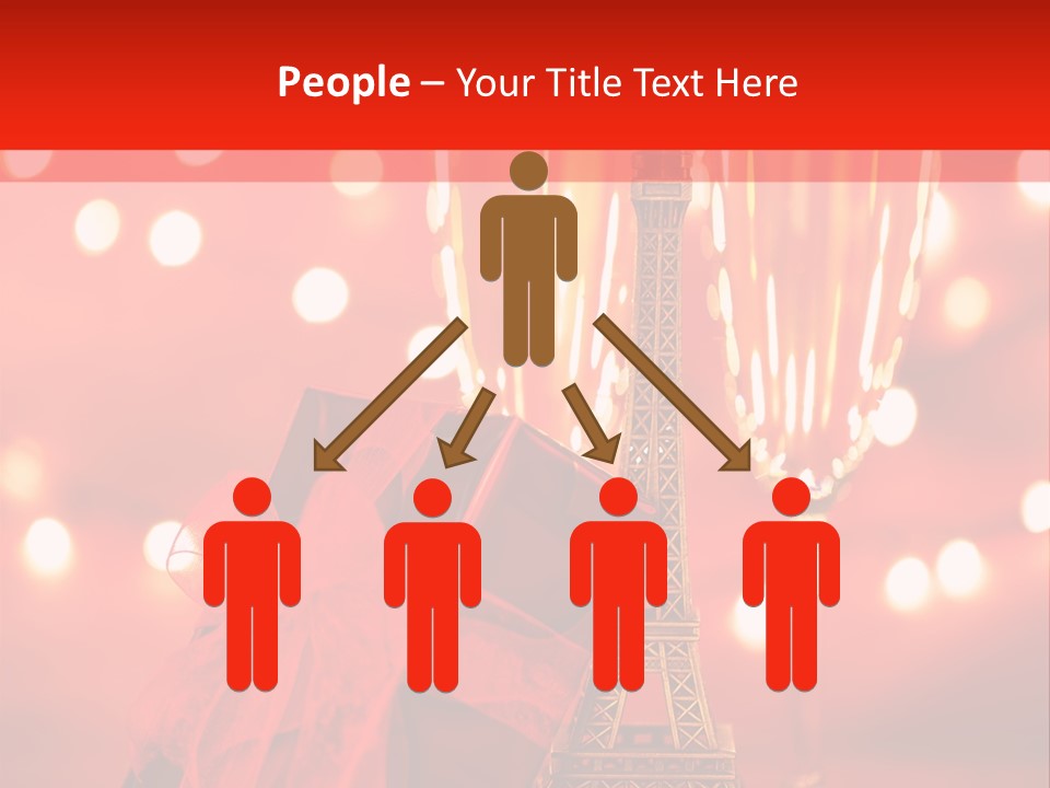 Valentines Romance Eiffel PowerPoint Template