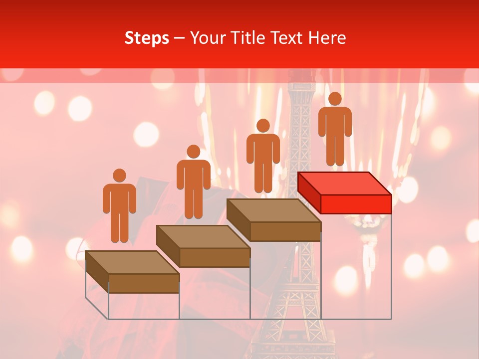 Valentines Romance Eiffel PowerPoint Template