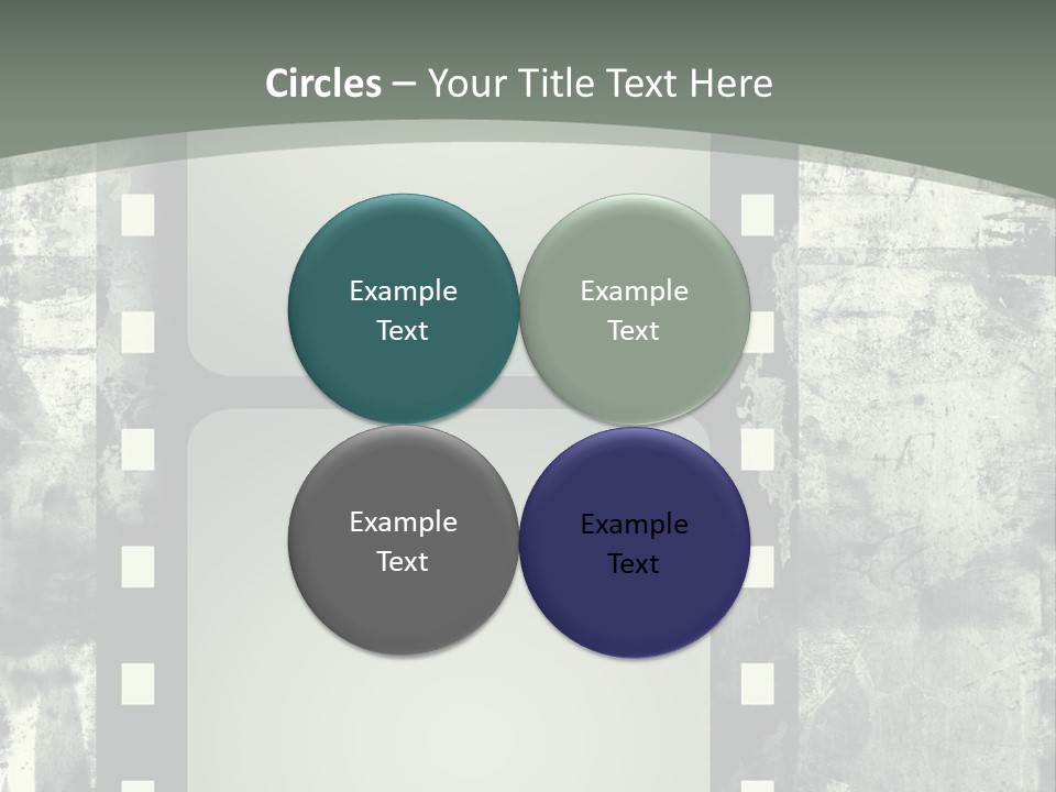 Scratches Paper Design PowerPoint Template