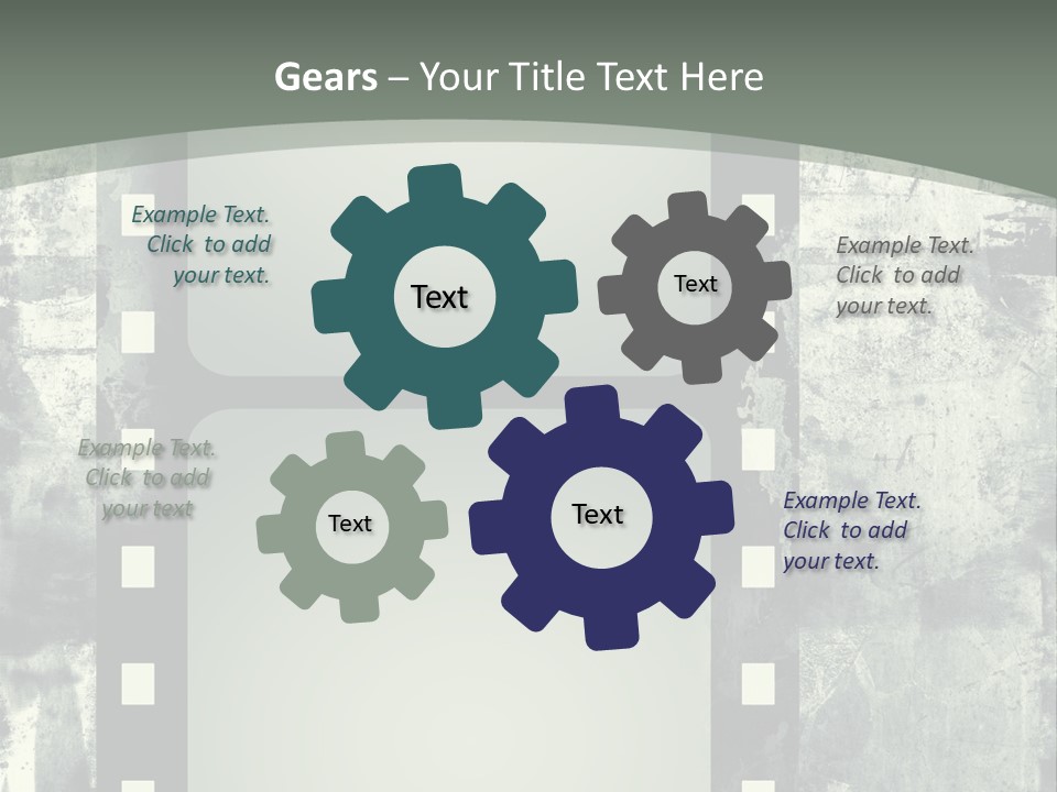 Scratches Paper Design PowerPoint Template