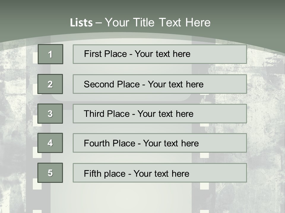 Scratches Paper Design PowerPoint Template