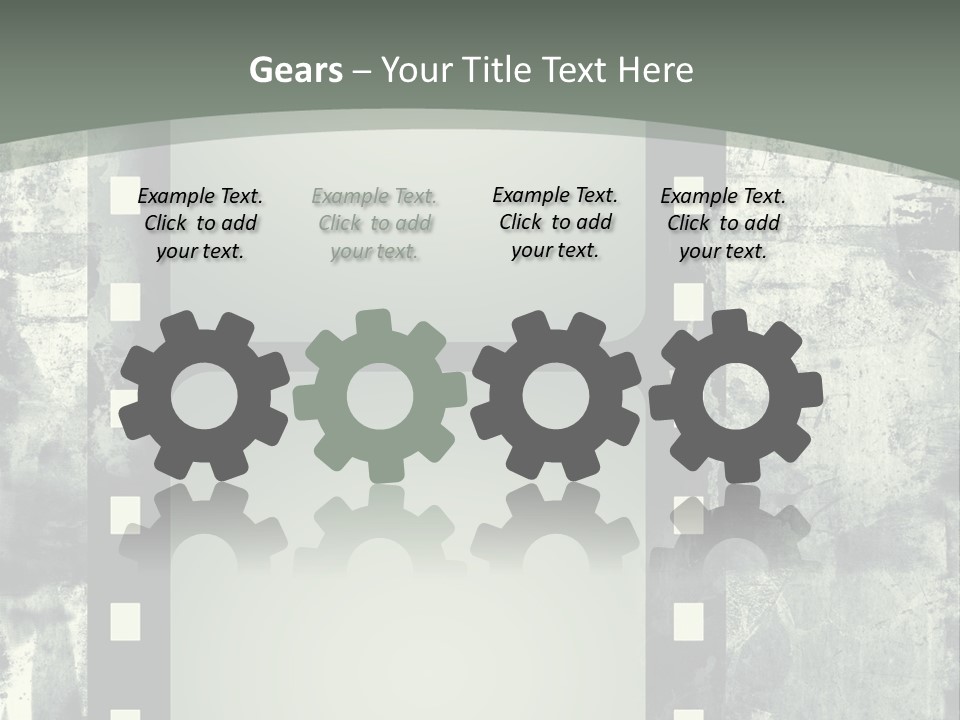 Scratches Paper Design PowerPoint Template