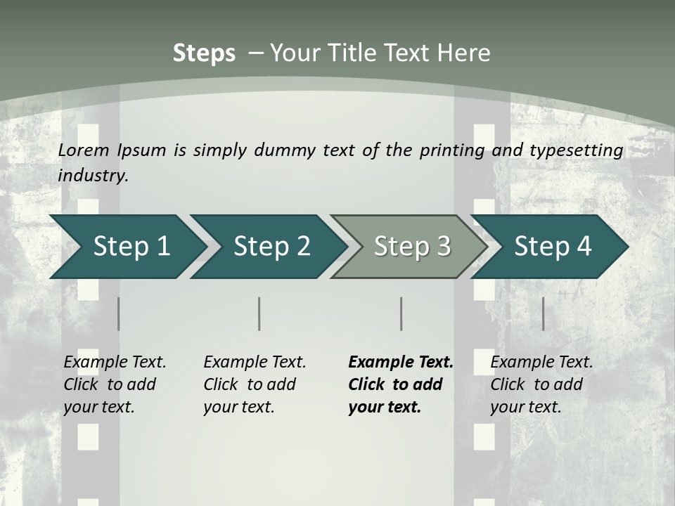 Scratches Paper Design PowerPoint Template