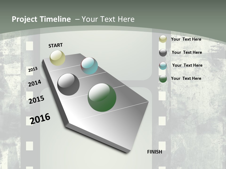 Scratches Paper Design PowerPoint Template