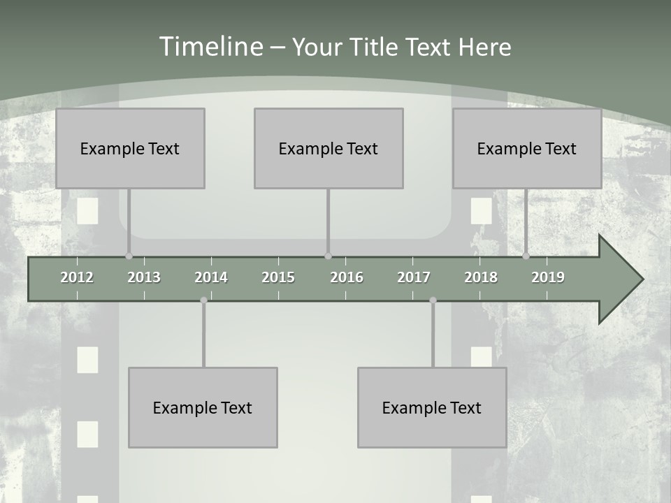 Scratches Paper Design PowerPoint Template