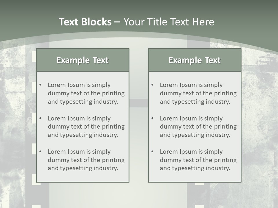 Scratches Paper Design PowerPoint Template