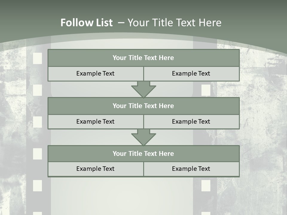 Scratches Paper Design PowerPoint Template