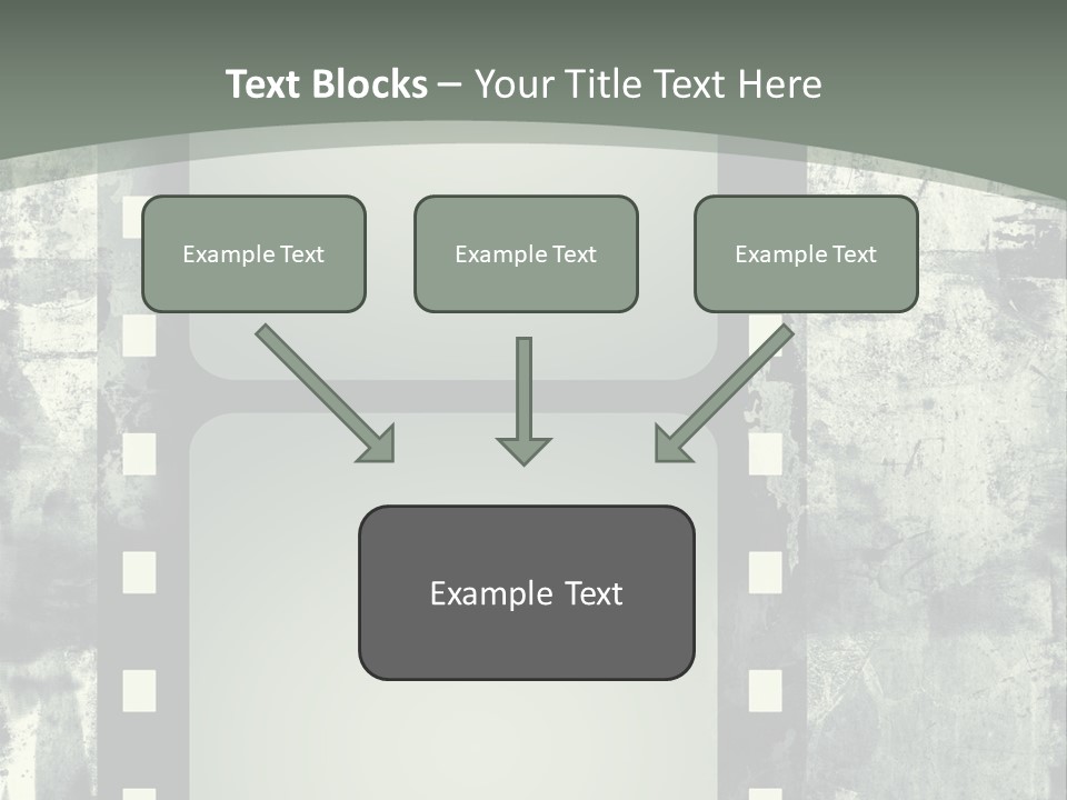 Scratches Paper Design PowerPoint Template