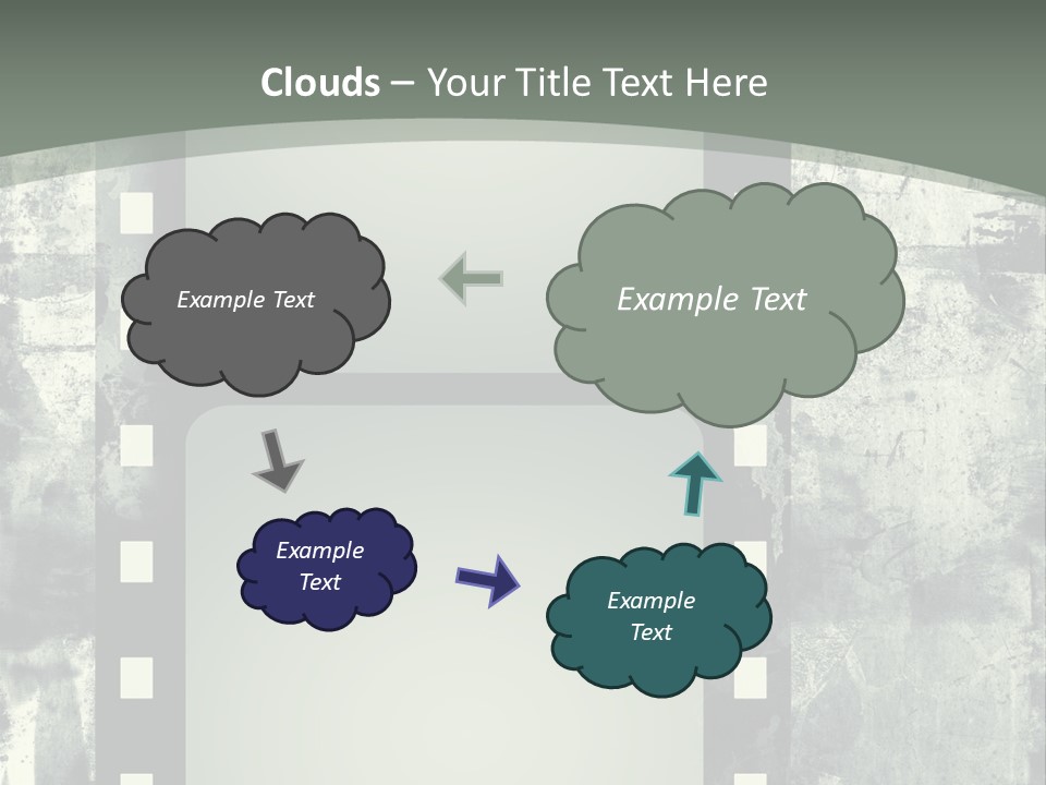 Scratches Paper Design PowerPoint Template