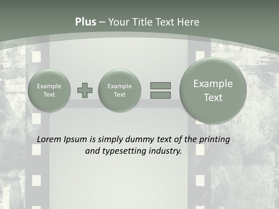 Scratches Paper Design PowerPoint Template