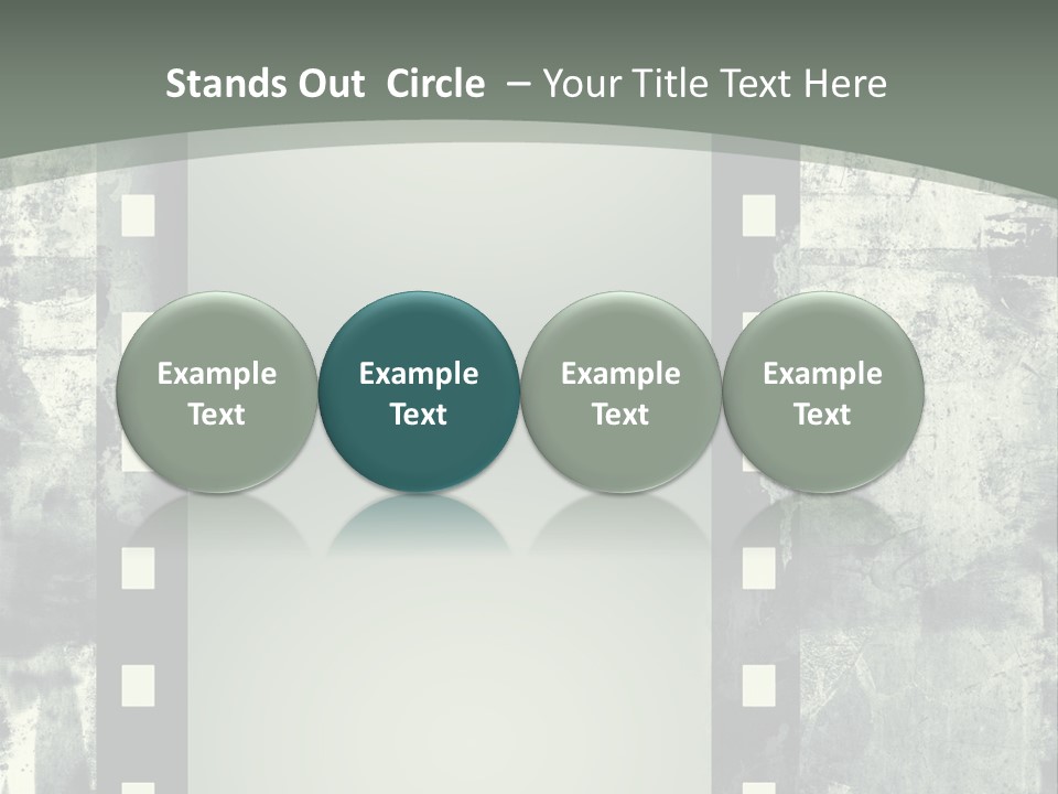 Scratches Paper Design PowerPoint Template