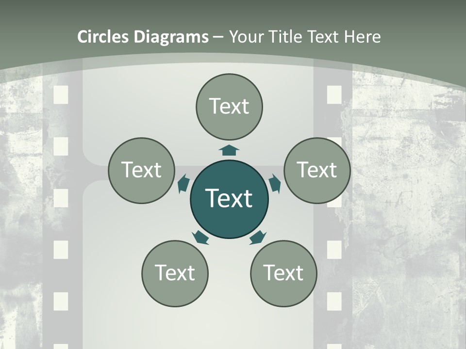 Scratches Paper Design PowerPoint Template