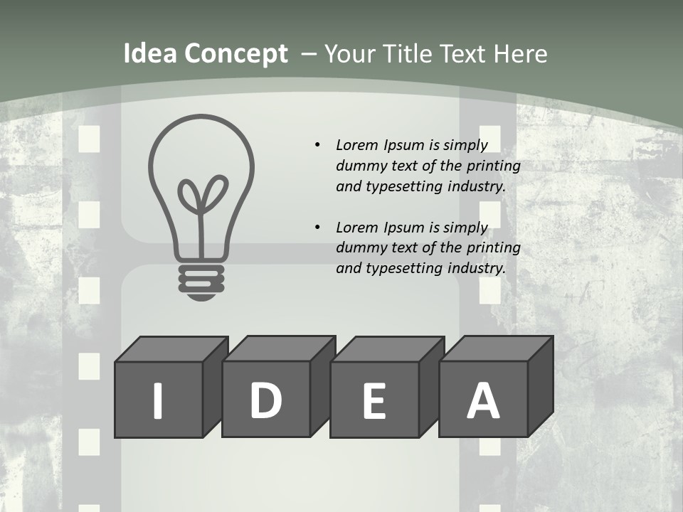 Scratches Paper Design PowerPoint Template