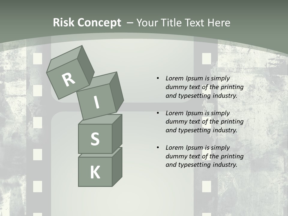 Scratches Paper Design PowerPoint Template