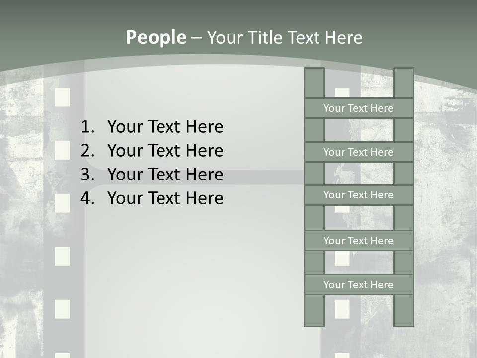Scratches Paper Design PowerPoint Template