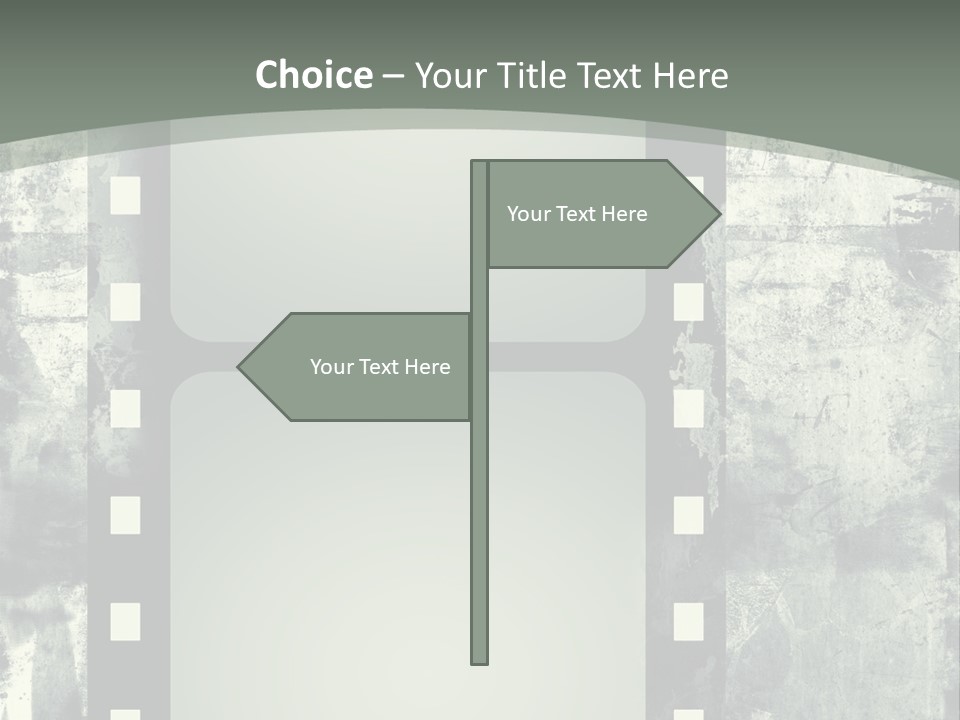 Scratches Paper Design PowerPoint Template