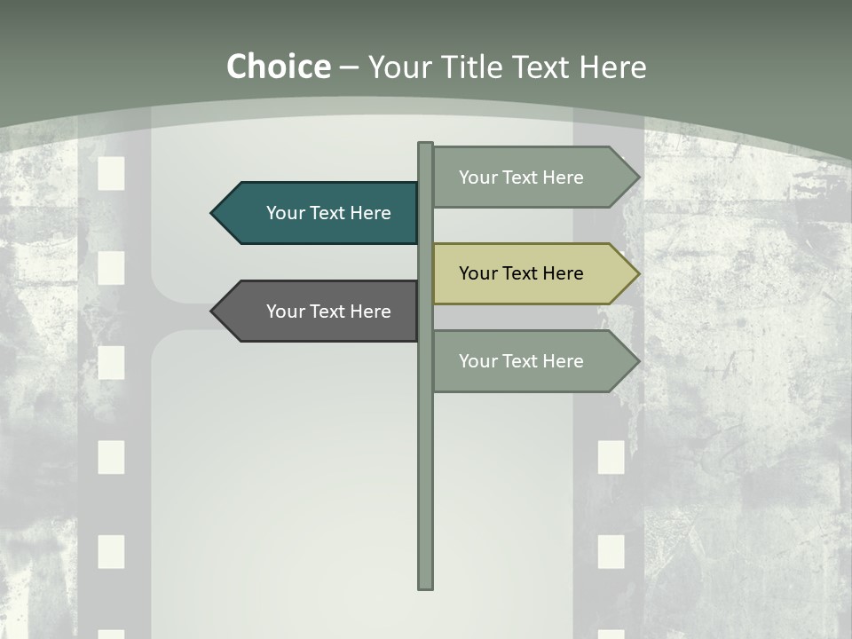 Scratches Paper Design PowerPoint Template