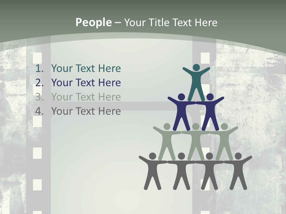 Scratches Paper Design PowerPoint Template