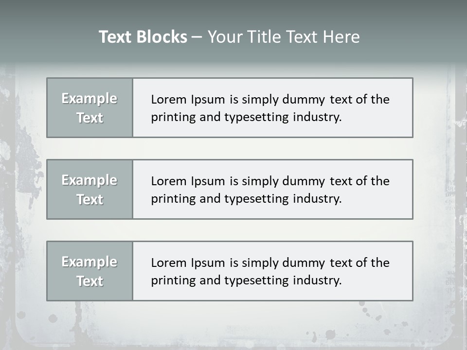 Design Abstract Photographic PowerPoint Template