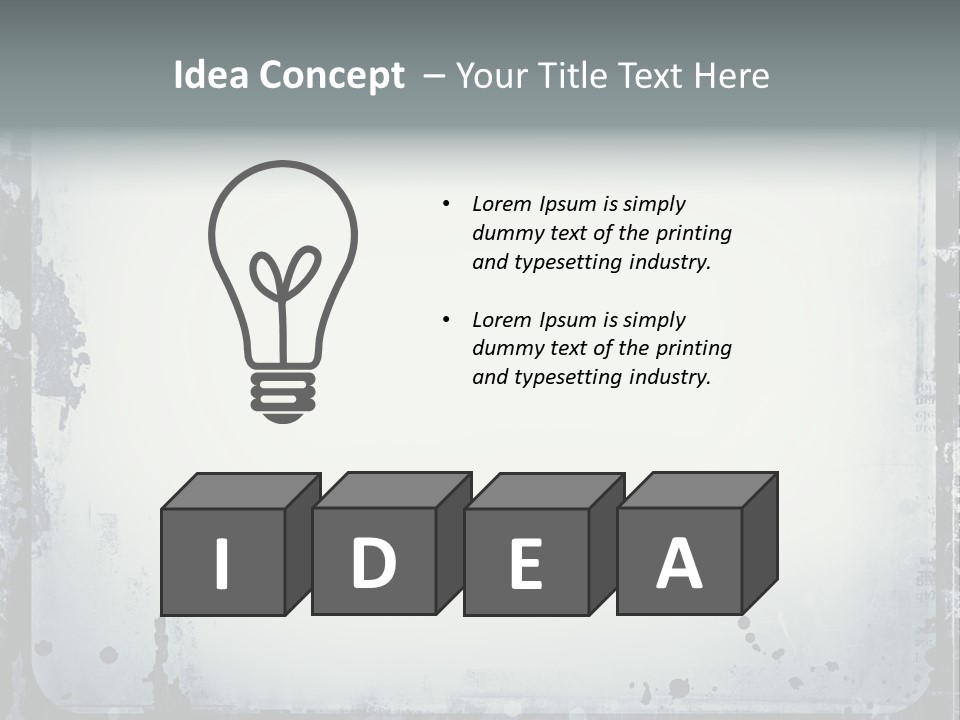 Design Abstract Photographic PowerPoint Template