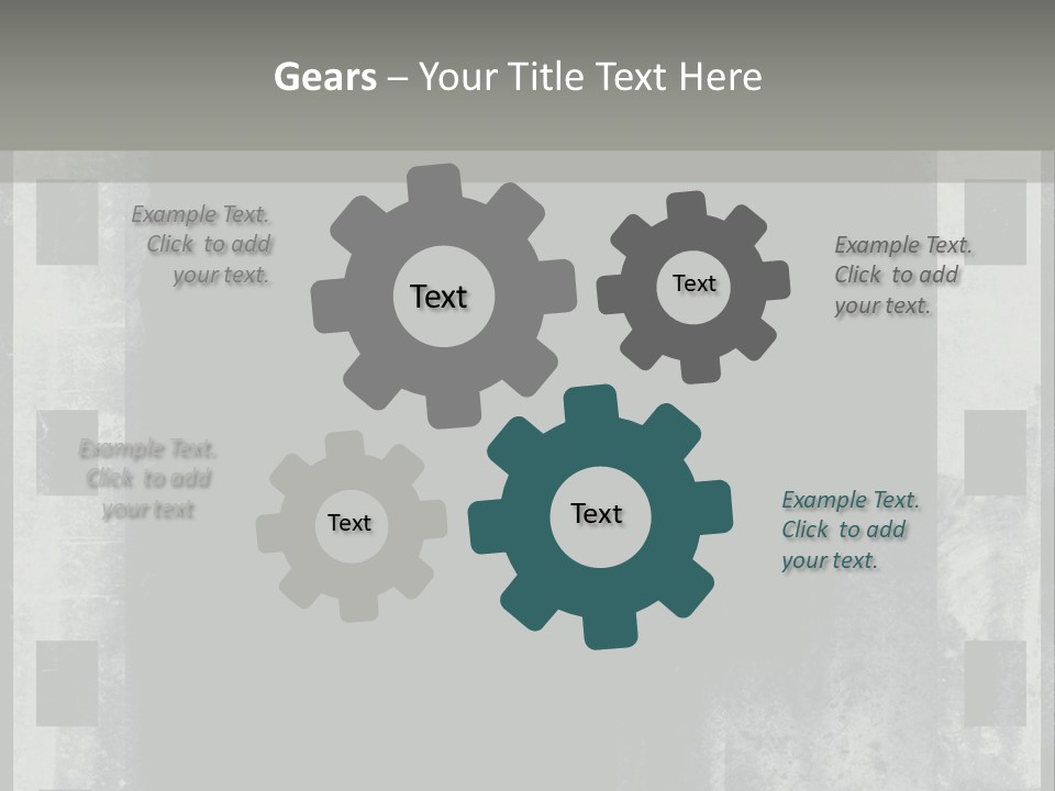 Decoration Slide Brush PowerPoint Template