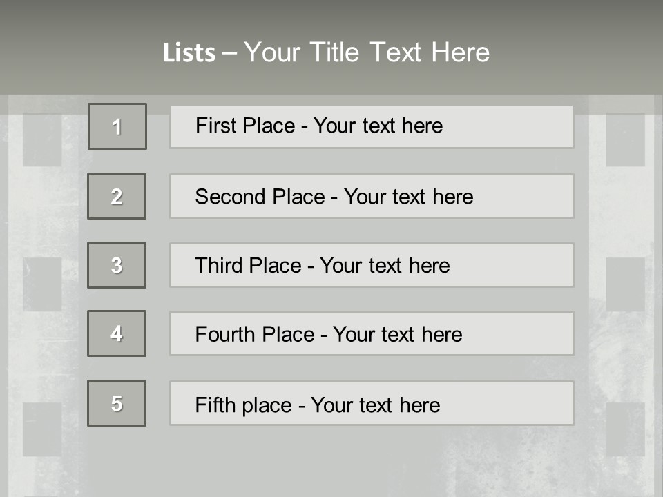 Decoration Slide Brush PowerPoint Template
