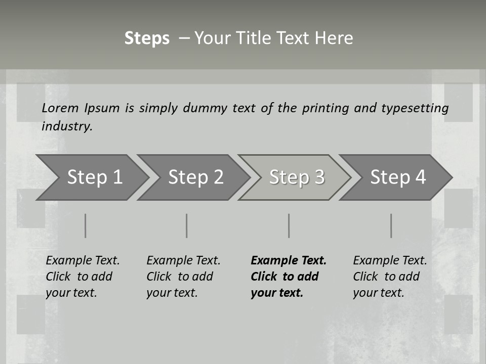 Decoration Slide Brush PowerPoint Template