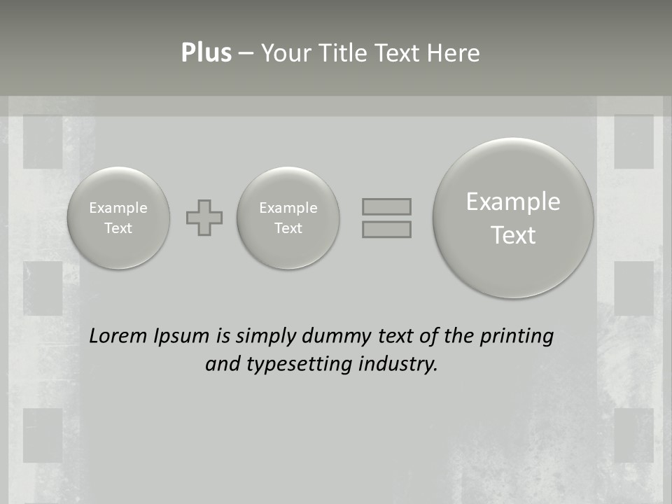 Decoration Slide Brush PowerPoint Template