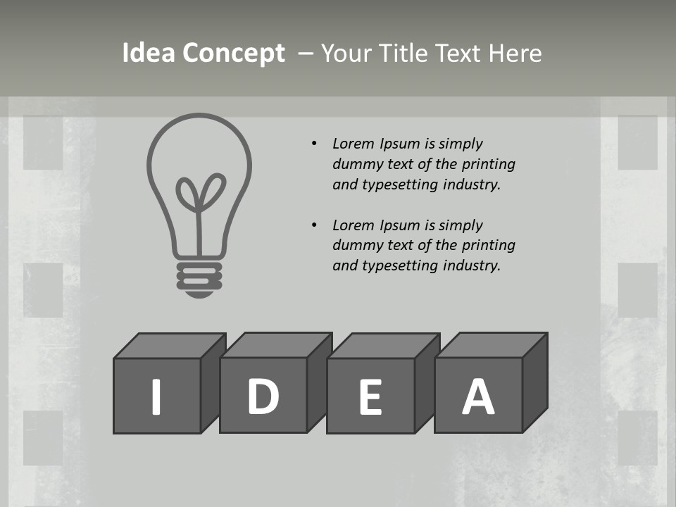 Decoration Slide Brush PowerPoint Template