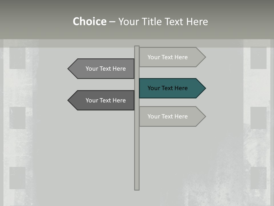 Decoration Slide Brush PowerPoint Template