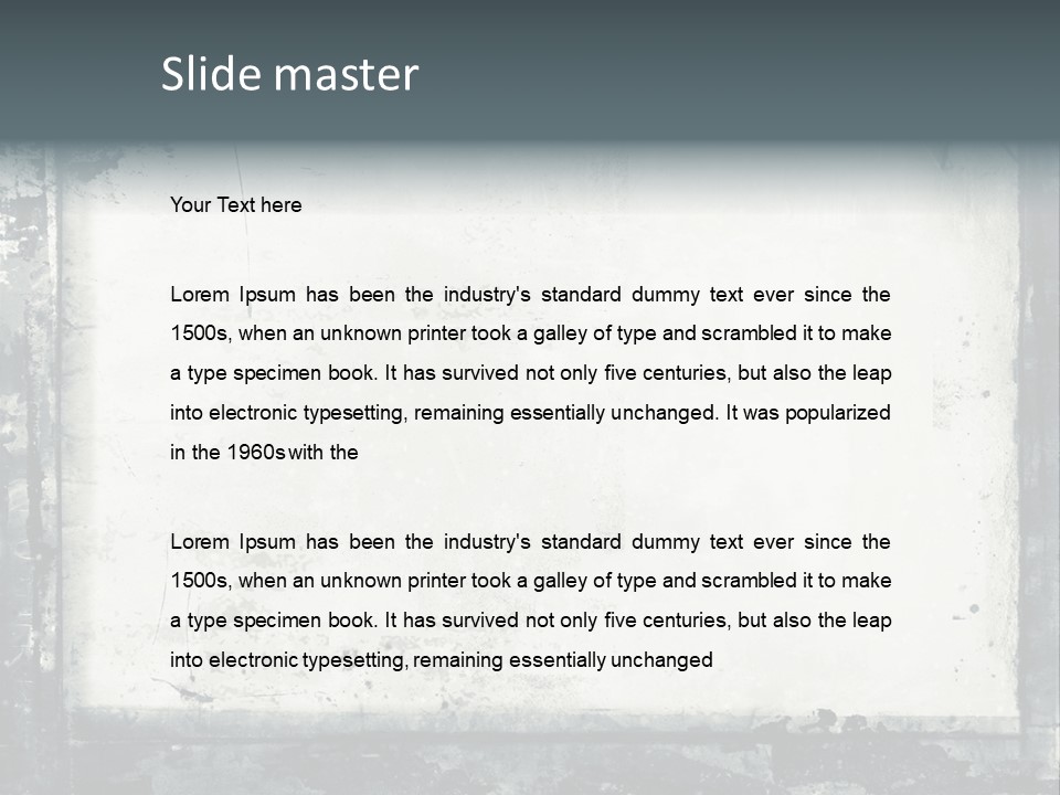 Brush Messy Background PowerPoint Template