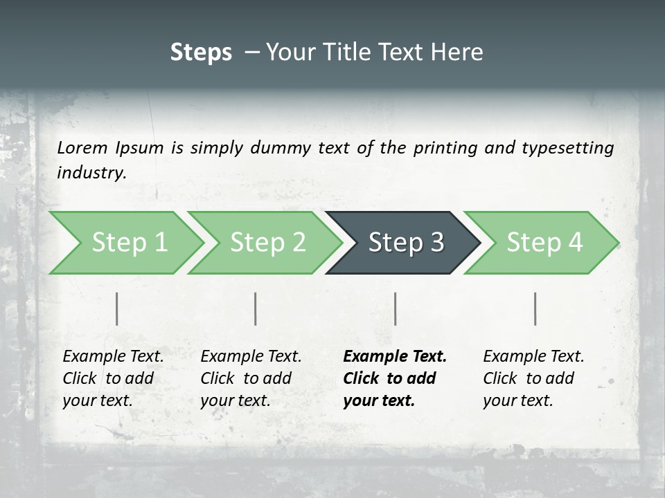 Brush Messy Background PowerPoint Template