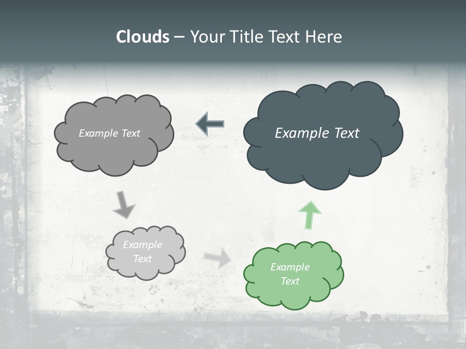 Brush Messy Background PowerPoint Template