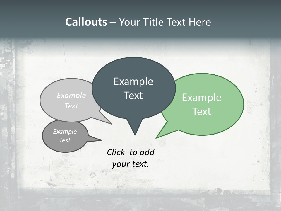 Brush Messy Background PowerPoint Template