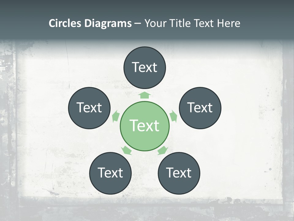 Brush Messy Background PowerPoint Template