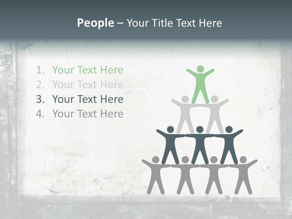 Brush Messy Background PowerPoint Template